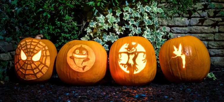 Citrouilles sculptées Photo : William Warby sur Unsplash. 